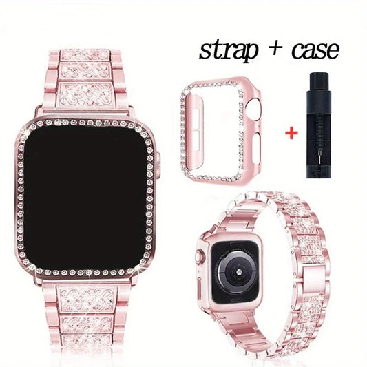 Fashion Girl Metal Strap + Case
