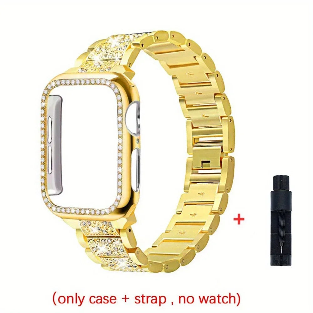 Fashion Girl Metal Strap + Case