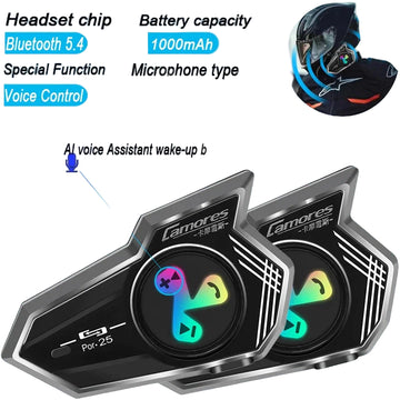 Wireless Motorcycle Helmet Headset Hands-free Call Phone