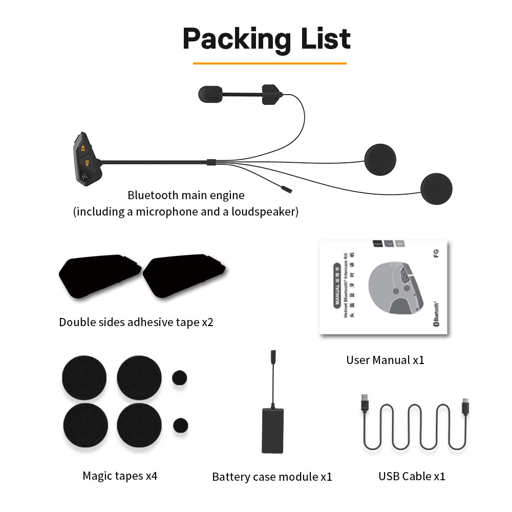 Waterproof Motor Bluetooth Headset