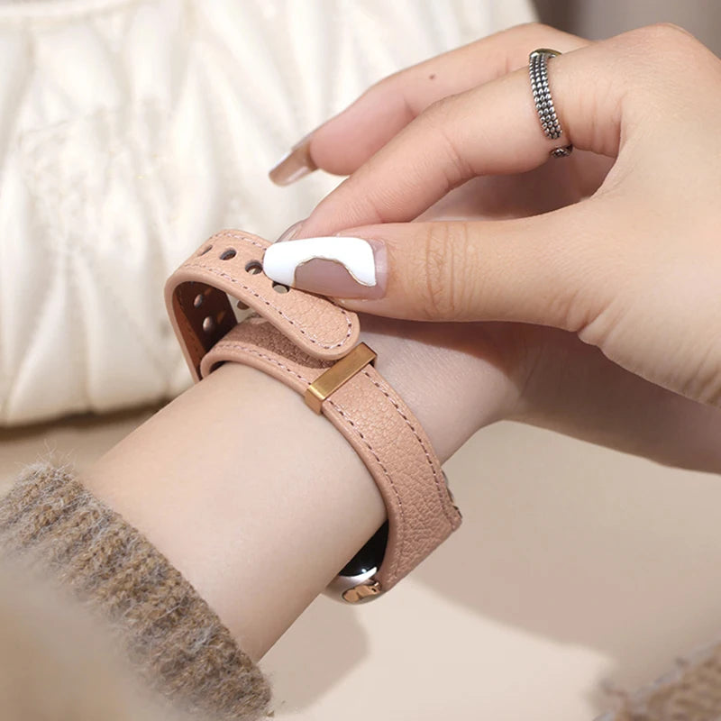 Sheepskin Leather Strap for Apple Watch