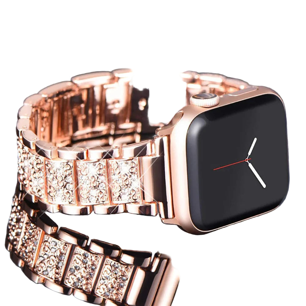 Fashion Rhinestone Metal Band for Apple Watch