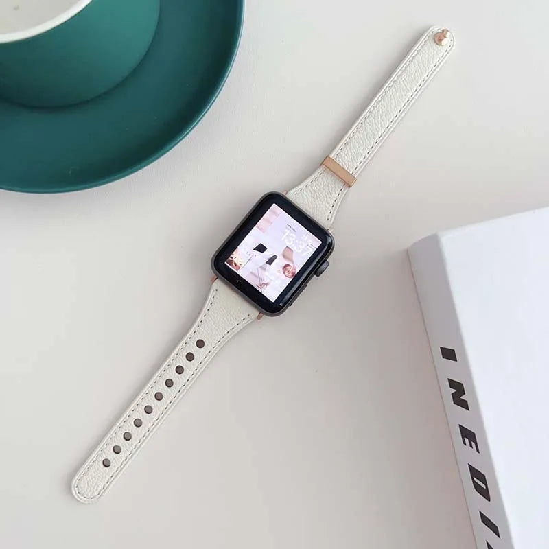 Sheepskin Leather Strap for Apple Watch