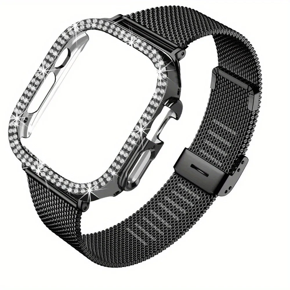 Fashion Girl Metal Strap + Case