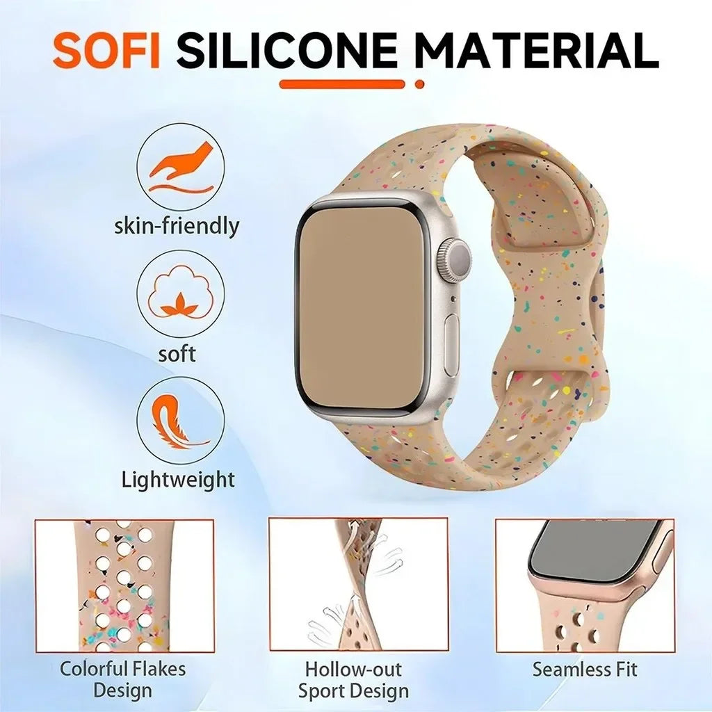 Transparent Silicone Bracelet Band for Apple Watch