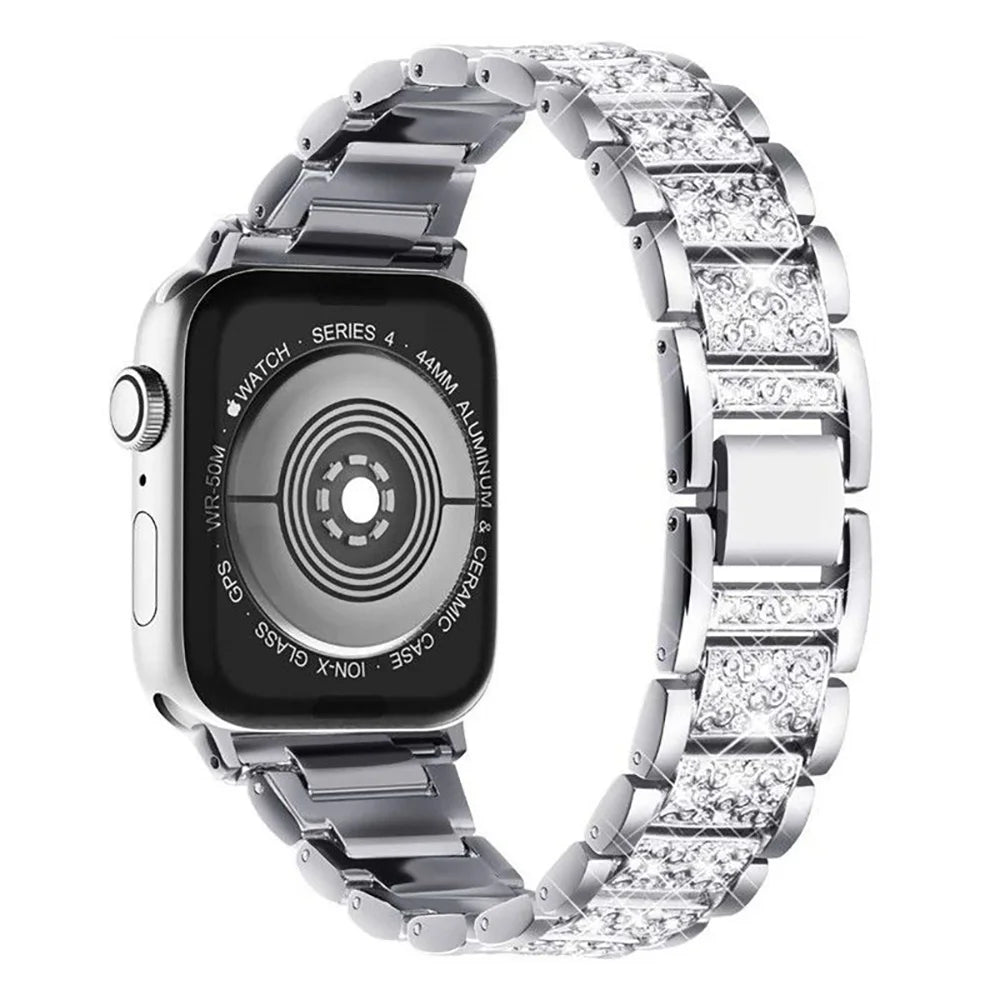 Fashion Rhinestone Metal Band for Apple Watch