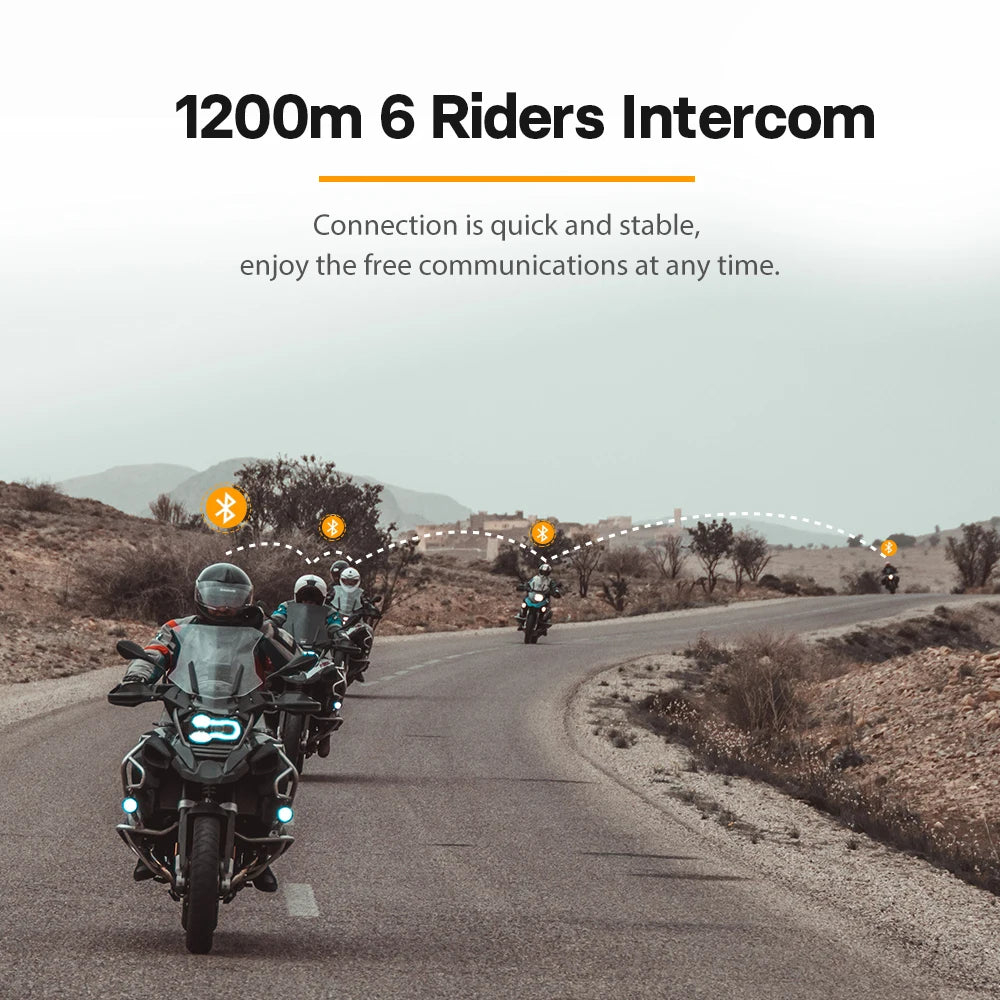 Waterproof Motor Bluetooth Headset